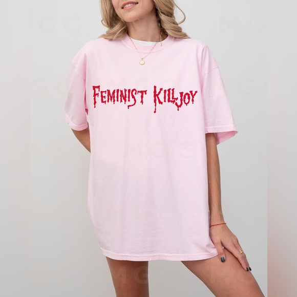 Comfort Colors Feminist Killjoy Feminism Tee Shirt - Picture 3 of 10